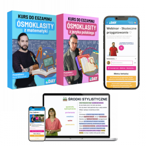 2 Kurs do egzaminu 8-klasisty - Polski i Matematyka