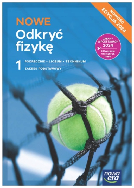 Okładka serii NOWE Odkryć fizykę 1, Nowa Era