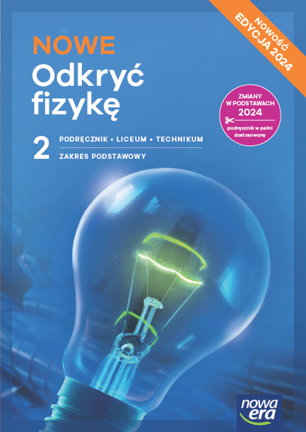 Okładka serii Odkryć fizykę, Nowa Era
