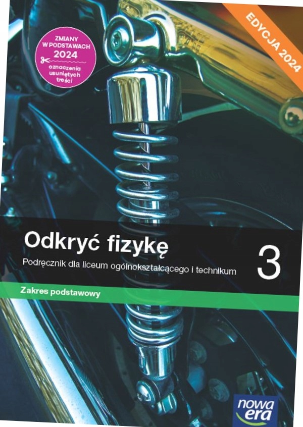 Okładka serii Odkryć fizykę, Nowa Era